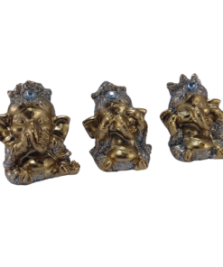 Ganesha de Resina Trio