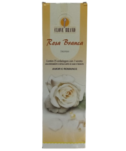 Incenso Clove Brand Rosa Branca