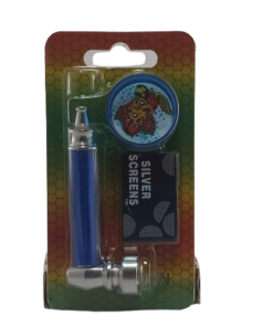 Pipe de Metal com Tela e Triturador Pequeno