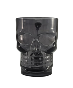 Caneca de Chopp Vidro Caveira Preta 500ml