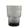 Caneca de Chopp Vidro Caveira Fosca 500ml
