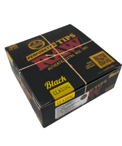 Caixa de Piteira Raw Black Extra Wide